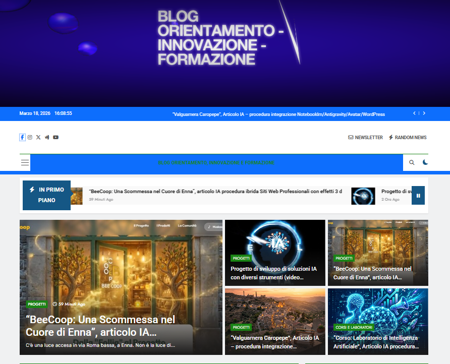 Blog dei Progetti Web - Altervista