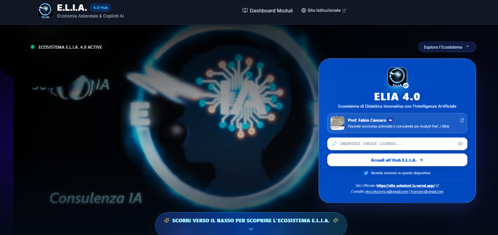 E.L.I.A. 4.0 Hub - Didattica Innovativa
